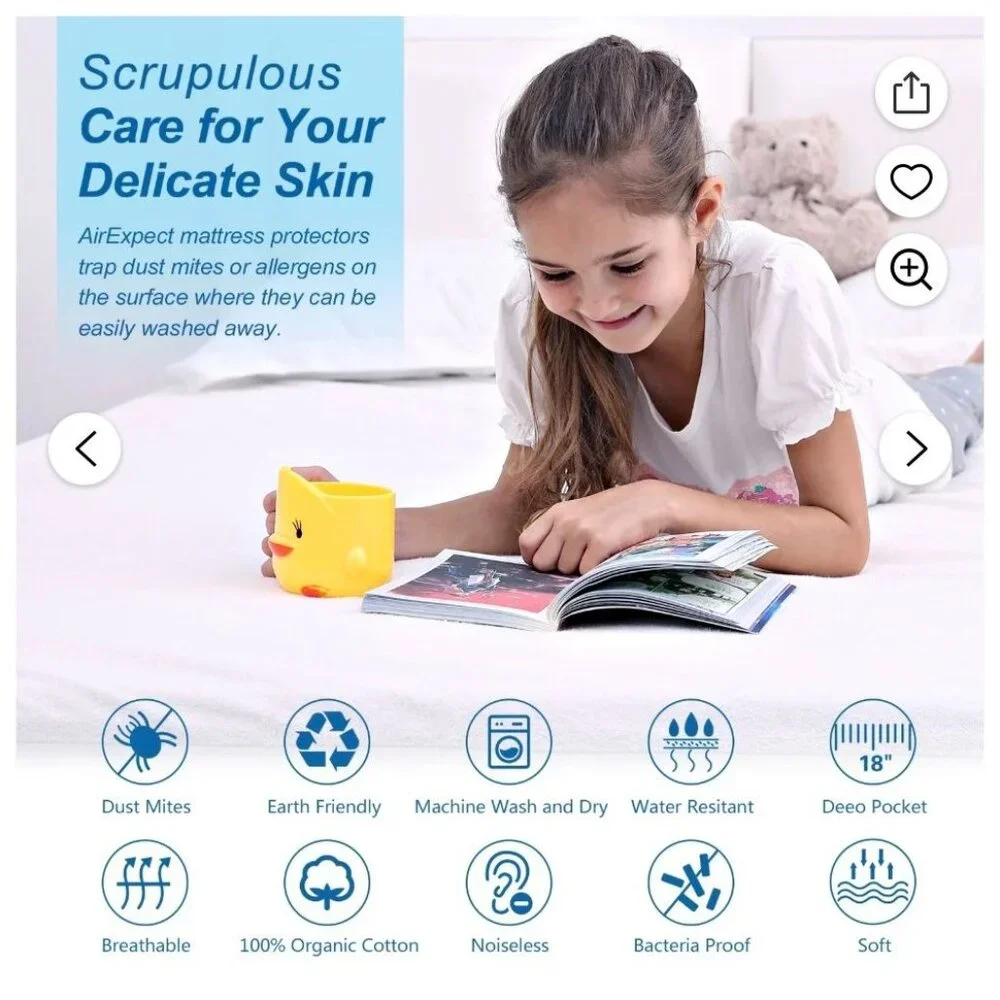 Premium Mattress Protector Waterproof & Hypoallergenic Twin Size